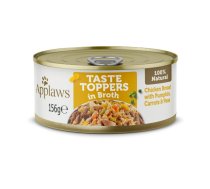 Applaws Dog Taste Toppers in Broth suņu konservi, buljonā vista/dārzeņi 156g tt3032