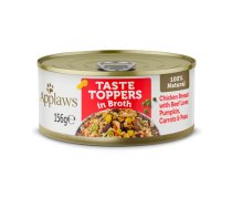 Applaws Dog Taste Toppers in Broth suņu konservi, buljonā vista/liellops 156g tt3036