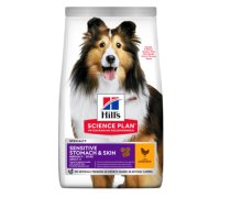 Hill's Science Plan suņu sausā barība Dog Sensitive Stomach & Skin Medium Adult vista  2.5kg  604300