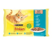 FRISKIES kaķu konservi ZIVJU IZLASE 4x85g