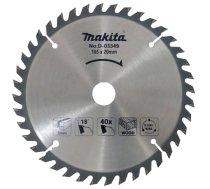 Zāģripa kokam MAKITA T.C.T. 165x2x20mm 18° T40 Standard kokam D-03349