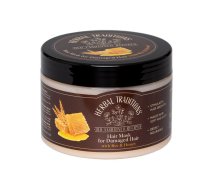 Maska ​​ar rudziem un medu HERBAL TRADITIONS bojātiem matiem, 300 ml
