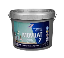 Krāsa iekšdarbiem MOVILAT 7 matēta C-bāze caurspīdīga 0.9L