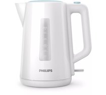 PHILIPS tējkanna 1.7 l, balts/zils HD9318/70
