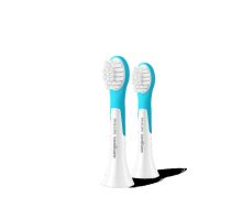 Sonicare for Kids Mini zobu birstes uzgalis, 2 gab., 3+, balta/ciāna HX6032/90