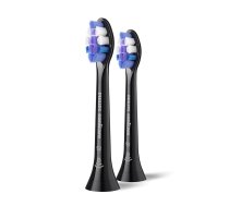 Sonicare Sensitive Standarta Sonic zobu birstes uzgalis, 2gab, melns