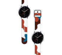 Siksniņa Hurtel Camo Wristband for Samsung Galaxy Watch 46mm, zila/balta/sarkana