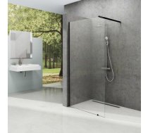 Dušas siena Ravak Walk-In Wall-110, 100 cm x 200 cm, melna