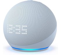 Skaļrunis Amazon Echo Dot 5 Clock, gaiši zila