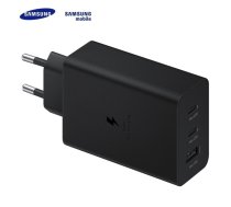 Telefona lādētājs Samsung EP-T6530, USB-A/2 x USB-C, melna, 65 W