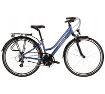 Velosipēds tūristu Kross Trans 2.0 Lady, 28 ", M rāmis, zila/balta