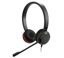 Vadu austiņas Jabra Evolve 30 II MS Stereo, melna/sarkana