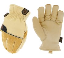 Cimdi sniega Mechanix Wear Durahide, pieaugušajiem, āda, dzeltens/bēša, M, 2 gab.