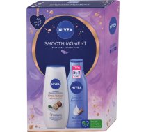 Ķermeņa kopšanas līdzekļu komplekts Nivea Smooth Moment, 500 ml, 2 gab.