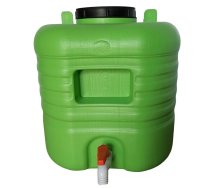 Piekarināma ūdens tvertne ar krānu, 20 l, zaļa