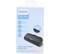 Lādētājs-akumulators (Power bank) Philips, 2500 mAh, melna
