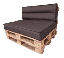 Sēdekļu spilvenu komplekts Hobbygarden Tomek PTPCBR6, tumši brūns, 120 x 82 cm
