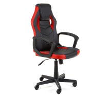 Spēļu krēsls Akord F4G FG-19, 48 x 49 x 103 - 113 cm, melna/sarkana