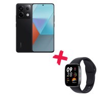 Mobilais telefons Redmi Note 13 Pro 5G, 256 GB, melna + Viedais pulkstenis Xiaomi Redmi Watch 3 Active 47254, melna