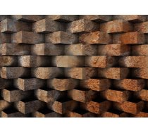 Fototapete Artgeist Brick Braid, 105 cm x 150 cm