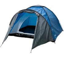 Četrvietīga telts Dunlop, zila/pelēka