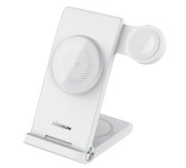 Telefona lādētājs Nillkin PowerTrio 3in1, MagSafe 3, balta, 15 W