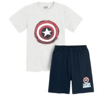 Pidžama, zēniem Cool Club Marvel Super Heroes LUB2820802-00, pelēka/tumši zila, 140 cm