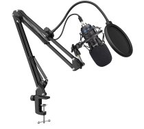 Mikrofons Mozos MKIT-700PRO, melna
