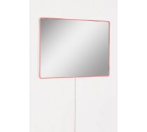 Spogulis Kalune Design Rectangular Led, ar gaismu, stiprināms, 60 cm x 40 cm, rozā