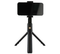 CP K07 2in1 Selfie Stick & Video WEB Call Table Tripod ar bezvadu slēgšanas pogu pagarinājums līdz 70cm Melns