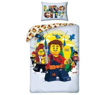 Gultas pārklāju komplekts bērniem Lego City, daudzkrāsaina, 140x200 cm