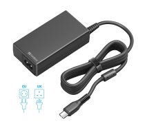 Lādētāji portatīvajiem datoriem Sandberg USB-C AC Charger PD65W EU+UK, 65 W, 100 - 240 V, 1.8 m