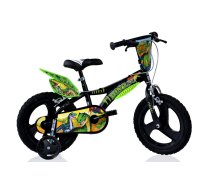 Bērnu velosipēds Dino Bikes 616L-DS, melna/zaļa, 16"