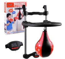 Boksa bumbieris Boxing For Kids, melna/sarkana