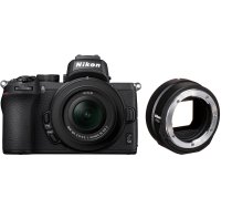 Sistēmas fotoaparāts Nikon Z50 + Nikkor Z DX 16-50mm f/3.5-6.3 VR + FTZ II Adapter