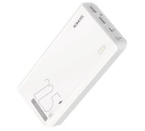 Lādētājs-akumulators (Power bank) Romoss SENSE8F, 30000 mAh, 20 - 22.5 W, balta