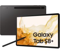 Planšetdators Samsung Galaxy Tab S8+ 5G SM-X806BZAAEUB, melna, 12.4", 8GB/128GB, 3G, 4G