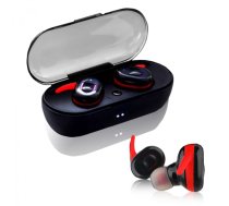 Bezvadu austiņas V. Silencer Ture Wireless Earbuds, melna/sarkana
