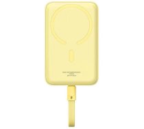 Lādētājs-akumulators (Power bank) Baseus Magnetic Mini P1002210BY23-00, 10000 mAh, 30 W, dzeltena