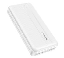 Lādētājs-akumulators (Power bank) Borofone, 20000 mAh, balta