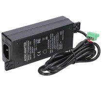 Adapteris Extralink 24V/48V 60W Power supply for PoE Injectors IEC C14, 4-pin, melna