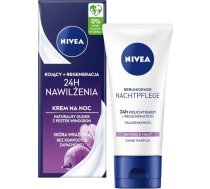 Nakts krēms sievietēm Nivea Sensitive 24h Moisture and Regeneration, 50.0 ml