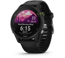 Viedais pulkstenis Garmin Forerunner® 255 Music GPS 46mm, melna