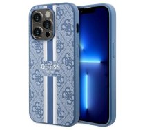 Telefona vāciņš Guess 4G Printed Stripes GUHMP14LP4RPSB, Apple iPhone 14 Pro, zila