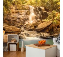 Fototapete Artgeist Sunny Waterfall, 100 cm x 70 cm