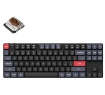 Klaviatūra Keychron K1 Pro Low Profile Gateron Mechanical Brown, Angļu (US), melna/sarkana/pelēka, bezvadu