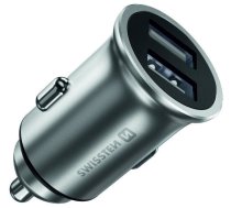 Auto telefona lādētājs Swissten Eco Friendly Metal Premium, USB, 24 W