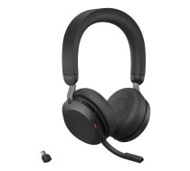 Bezvadu austiņas Jabra Evolve2 75, melna