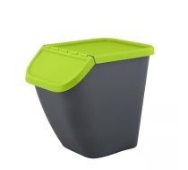 Atkritumu tvertne Branq Pelican, zaļa/pelēka, 23 l, 38 cm x 29.5 cm