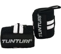 Rokas aproces Tunturi Wrist Wraps, Universāls, balta/melna